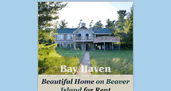 Desktop Screenshot of bayhaven.beaverisland.net
