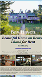 Mobile Screenshot of bayhaven.beaverisland.net