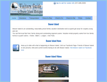 Tablet Screenshot of beaverisland.org