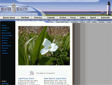 Tablet Screenshot of beaverisland.net